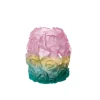 Online Photophore rose passion vert rose daum Photophores, Bougeoirs Cristal