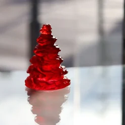 Hot Photophore sapin rouge daum Photophores, Bougeoirs Cristal