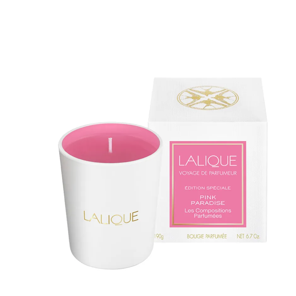 Discount Pink Paradise, bougie parfumée Lalique Coupes, Coupelles Et Photophores|Bougies Lalique