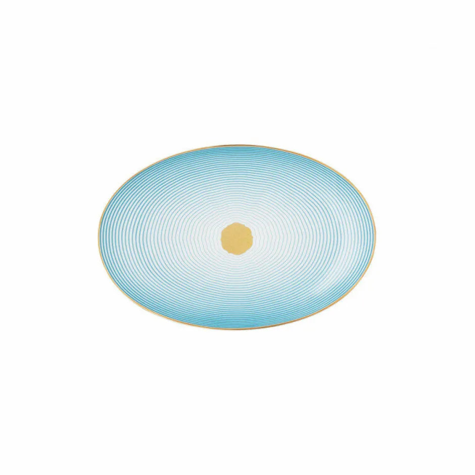 Outlet Plat ovale porcelaine 23 cm Aura Raynaud Art De La Table|Assiette Céramique