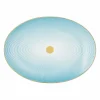 Hot Plat ovale porcelaine 36 cm Aura Raynaud Art De La Table|Assiette Céramique