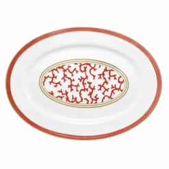 Clearance Plat porcelaine ovale 41 cm cristobal Raynaud Art De La Table|Assiette Céramique