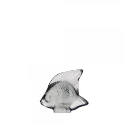 Clearance Poisson gris lalique Sculptures Et Figurines|Bestiaire