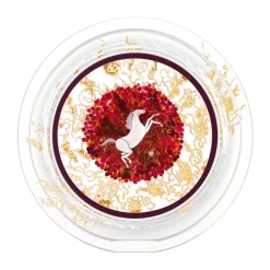 Presse-papier Le cheval doré 2026 Saint-Louis Presse-Papiers|Sulfures Cristal