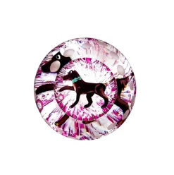 Sale Presse-papier le chien saint-louis Presse-Papiers|Sulfures Cristal