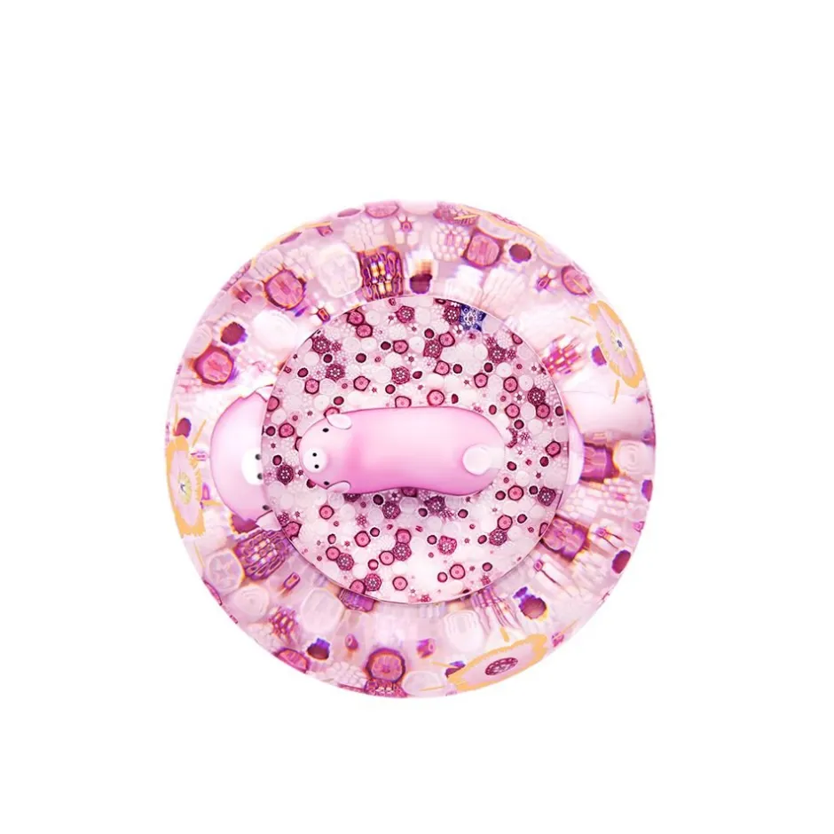 Best Presse-papier le cochon doré saint-louis Presse-Papiers|Sulfures Cristal