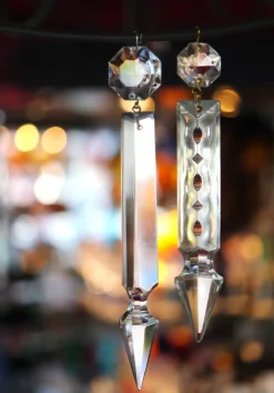 New Prisme cristal doré pour lustre Suspensions Cristal|Appliques Cristal