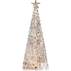 Online Sapin lumineux acrylique incolore Décoration|Sulfures, Presse-Papiers Cristal