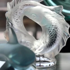Best Sculpture 2 poissons lalique Sculptures Et Figurines|Bestiaire