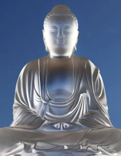 Online Sculpture bouddha grand modèle lalique Sculptures Et Figurines|Symboles Religieux Cristal