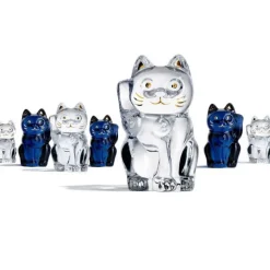 Hot Sculpture chat maneki neko baccarat Décoration|Bestiaire