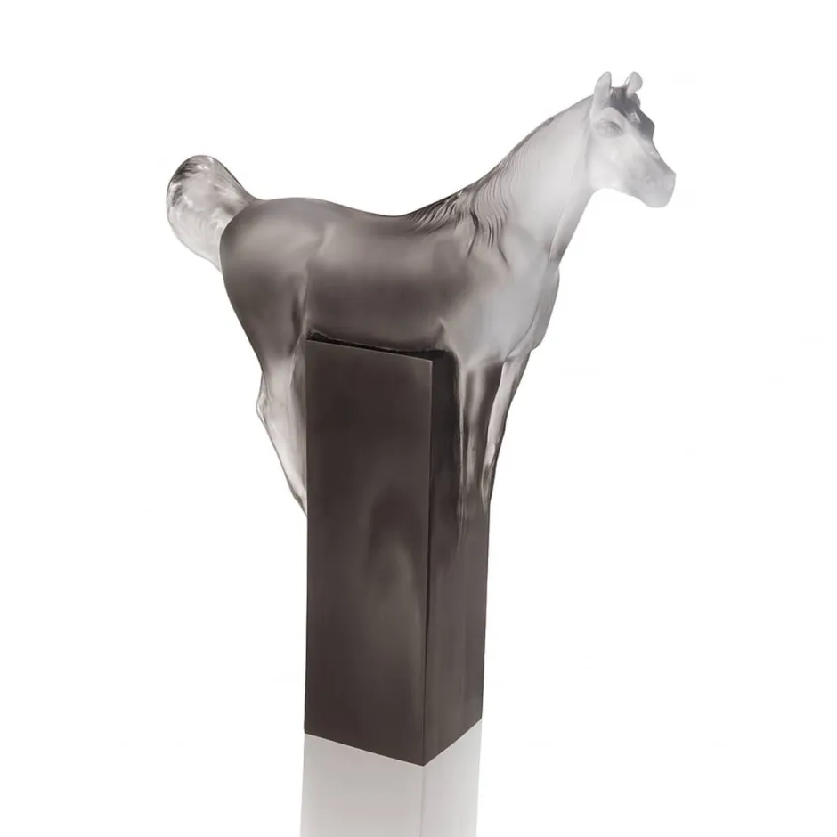 Best Sculpture cheval NAHAR gris SUSAN LEYLAND Daum Editions D’Art|Bestiaire