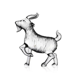 New Sculpture chèvre cristal zodiaque chinois Bestiaire|Animaux Cristal