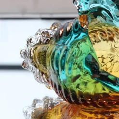 Sale Sculpture coquillage conque turquoise gm Bestiaire|Animaux Cristal
