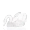 Outlet Sculpture cygne tête baissées lalique Bestiaire|Animaux Cristal