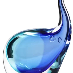 New Sculpture elephant cristal bleu et turquoise pm Bestiaire|Animaux Cristal