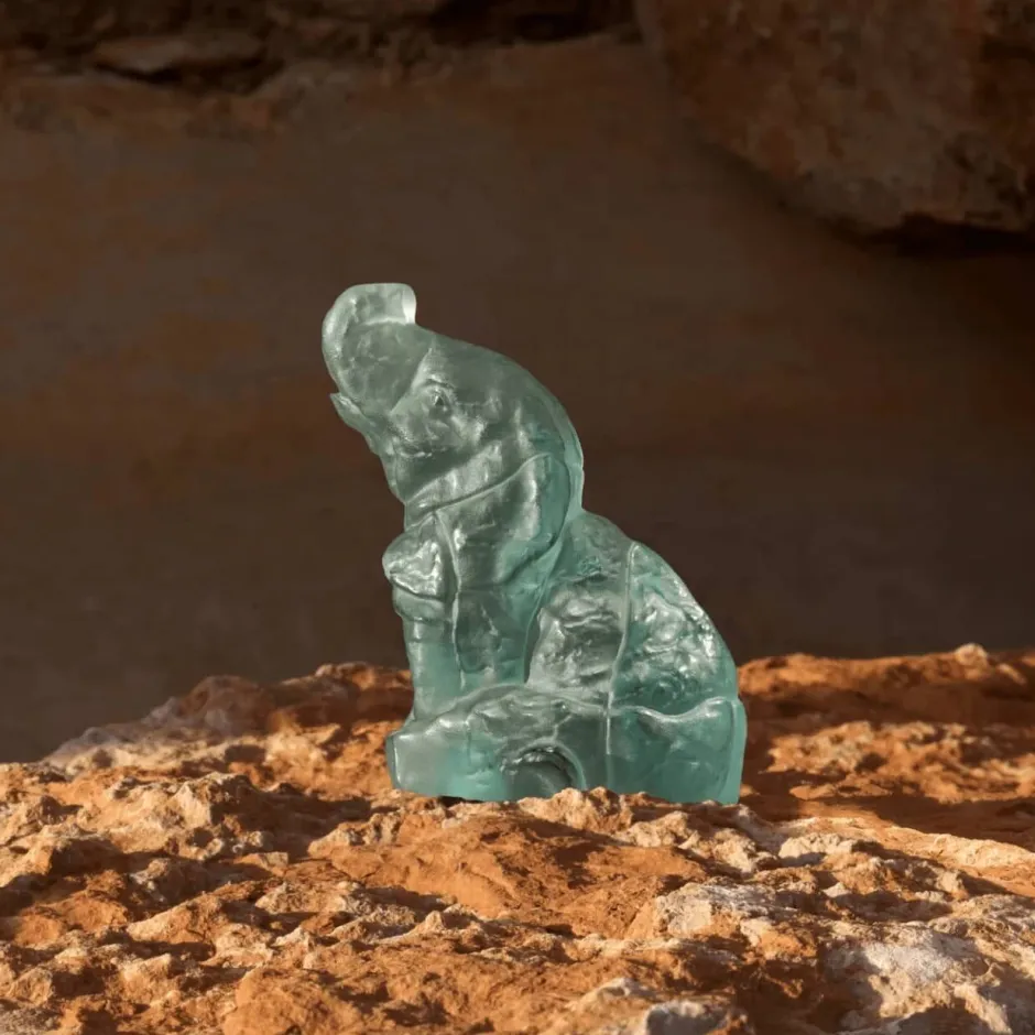 Online Sculpture Élephanteau terramineral Lalique Sculptures Et Figurines