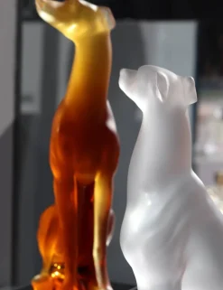 Outlet Sculpture lévrier lalique Bestiaire|Animaux Cristal