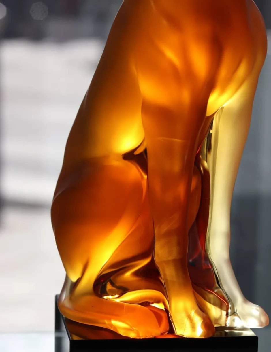 Outlet Sculpture lévrier lalique Bestiaire|Animaux Cristal