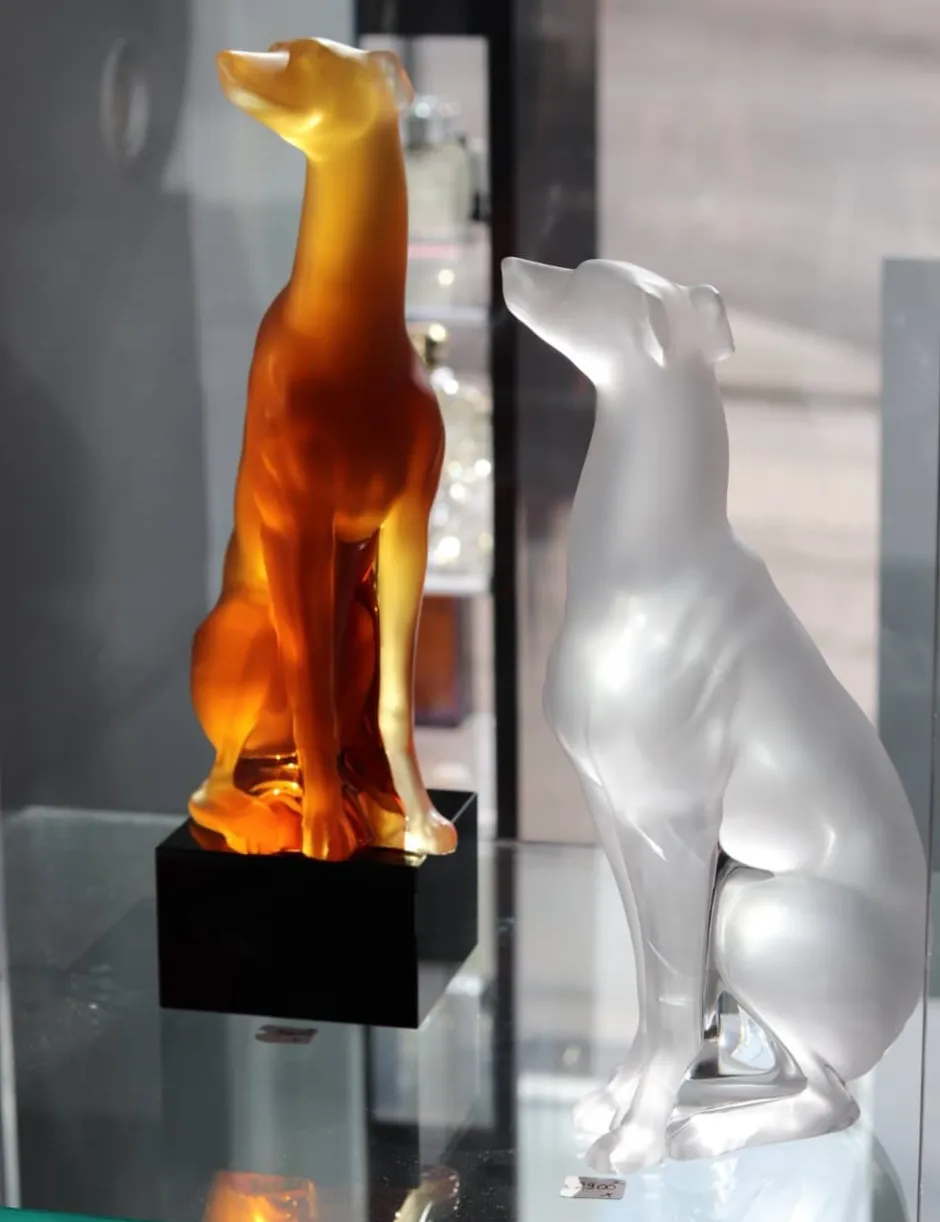 Outlet Sculpture lévrier lalique Bestiaire|Animaux Cristal