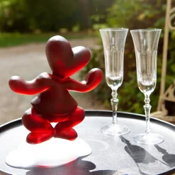 Hot Sculpture mister lover Daum par Faben Sculptures Cristal|Editions D’Art