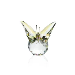 Sculpture Papillon porte-bonheur cristal Bestiaire|Animaux Cristal