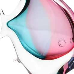 Outlet Sculpture poisson cristal rose bleu Bestiaire|Animaux Cristal