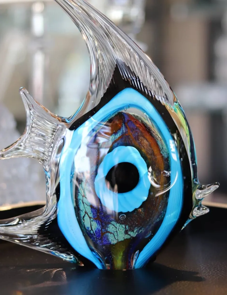 Sale Sculpture poisson œil de Neptune Animaux Cristal|Sculptures Cristal
