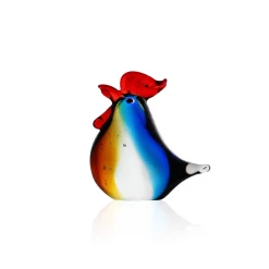 Best Sculpture poule arc-en-ciel-cristal Bestiaire|Animaux Cristal