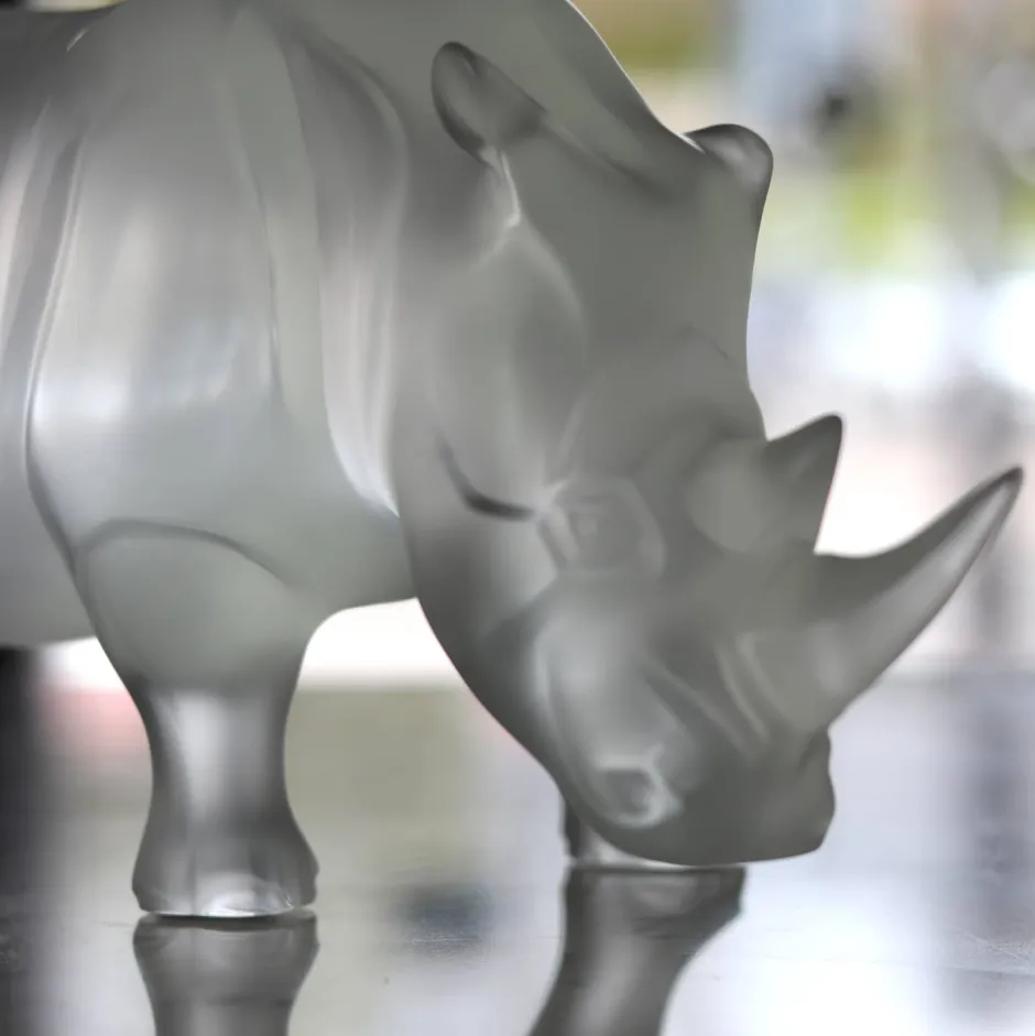 Discount Sculpture rhinocéros lalique Sculptures Et Figurines|Bestiaire