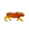 Sale Sculpture tigre ambre Daum Bestiaire|Animaux Cristal