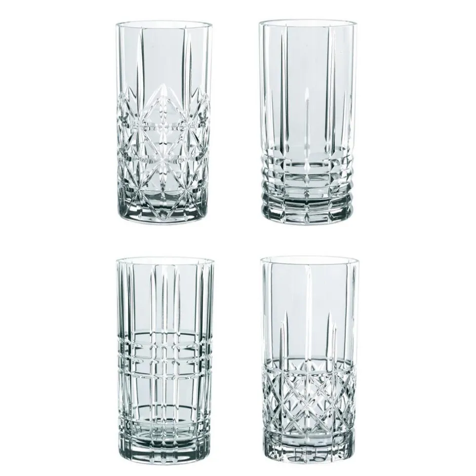 Set 4 chopes cristal highland Art De La Table|Verre À Eau