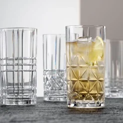 Set 4 chopes cristal highland Art De La Table|Verre À Eau