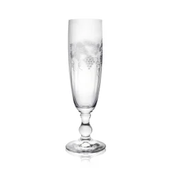 New Set 2 Flûtes à champagne Gœrgette taille raisin Verre En Cristal Taillé|Flûte Champagne