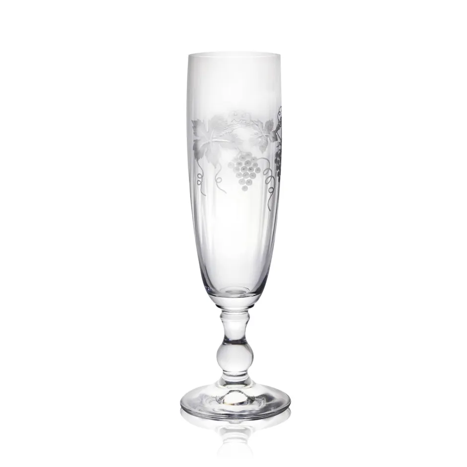 New Set 2 Flûtes à champagne Gœrgette taille raisin Verre En Cristal Taillé|Flûte Champagne