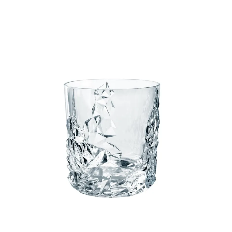 Outlet Set 4 Gobelets cristal sculpture Verre À Eau|Coffrets Verres Cristal