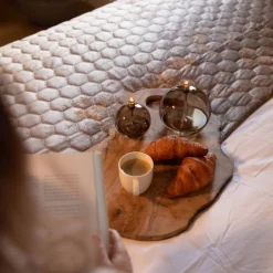 Set 3 lampes à huile sphère couleur champagne Coupes, Coupelles Et Photophores|Lampes Cristal