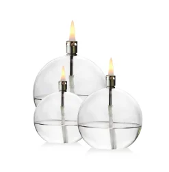Clearance Set 3 lampes à huile sphère (pm – mm – gm) Photophores, Bougeoirs Cristal|Coupes, Coupelles Et Photophores