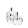 Best Set 3 lampes huile élégance (pm – mm – gm) + paraffine x2 Coupes, Coupelles Et Photophores|Lampes Cristal