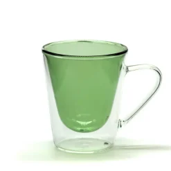 Outlet Set 2 Mugs en cristal double paroi Verre En Cristal Taillé|Art De La Table