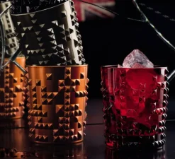 Best Set 2 Punk gobelets cristal cuivre Coffrets Verres Cristal|Verre Cristal