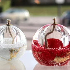 Discount Set Lampe huile cristal rouge et or + paraffine X1 Coupes, Coupelles Et Photophores|Lampes Cristal