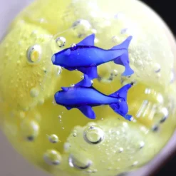 Hot Sulfure anémone cristal jaune Décoration|Sulfures, Presse-Papiers Cristal