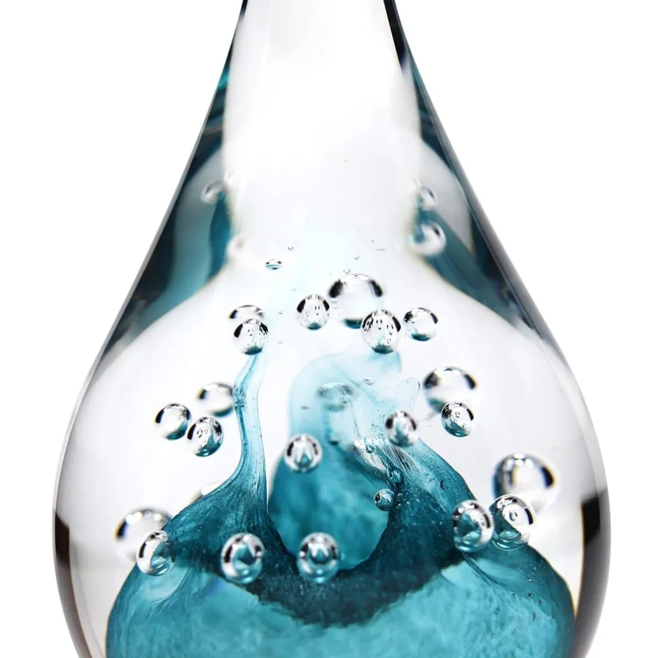 Outlet Sulfure goutte bulle cristal turquoise Décoration|Sulfures Cristal