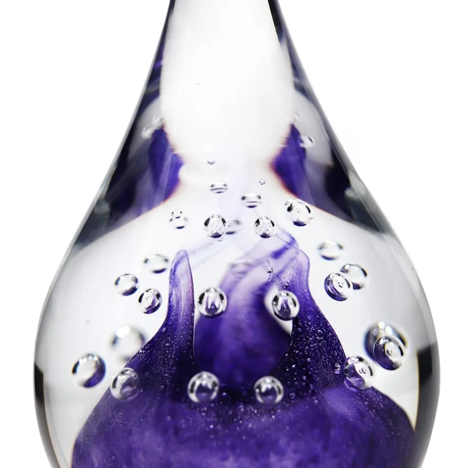 Sulfure goutte bulle cristal violet Décoration|Sulfures Cristal