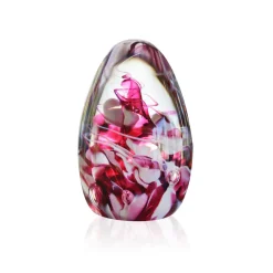 Sulfure œuf cristal rose Lorraine Décoration|Sulfures Cristal