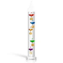 Outlet Thermomètre décoratif de Galilée en verre Décoration|Sculptures Cristal