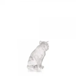 Clearance Tigre assis cristal lalique Bestiaire|Sculptures Et Figurines
