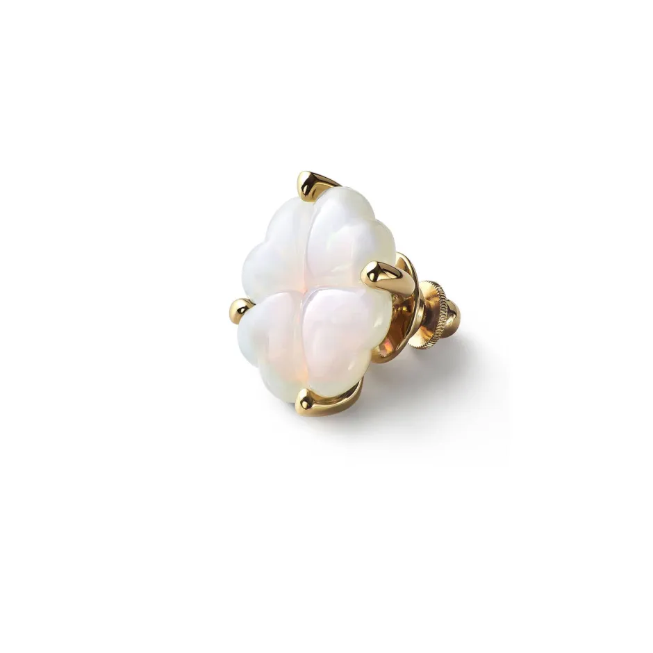 Trefle broche baccarat Broches Cristal|Broches