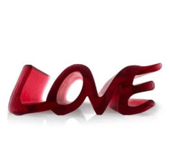 Best True love grand modèle rouge Daum Editions D’Art|Éditions D’Art Cristal